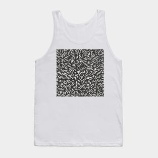 Minimalist Texture on Charcoal Tank Top